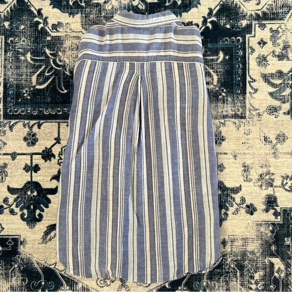 Loft Cotton Striped Button Down - XXSP - Picture 3 of 5